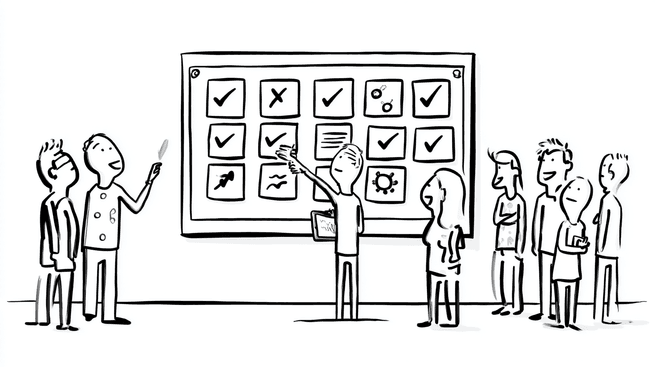 Product team professionals collaborating