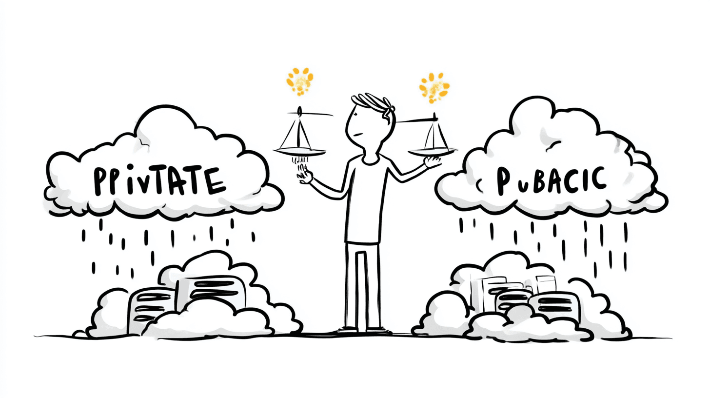 Executive Decision-Making: Evaluating Private vs. Public Cloud Investment workout