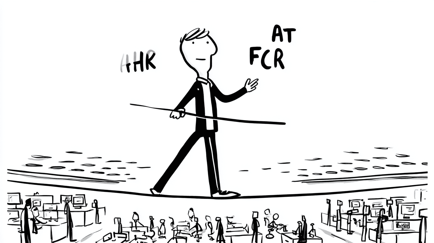 Call Centre Management: Balancing AHT and FCR Metrics workout