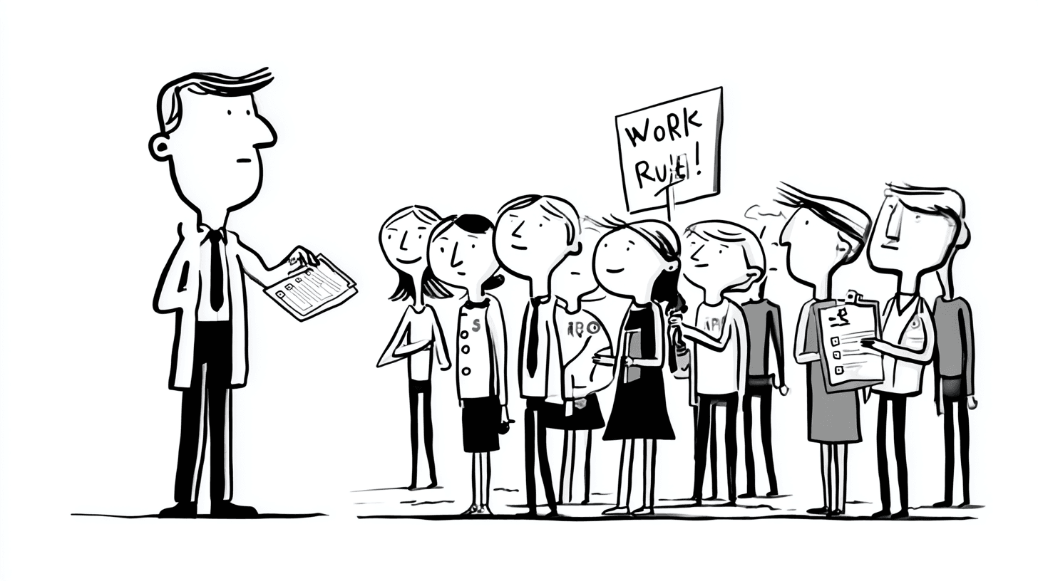 School Principal: Negotiating Teacher Union 'Work-to-Rule' Protest workout