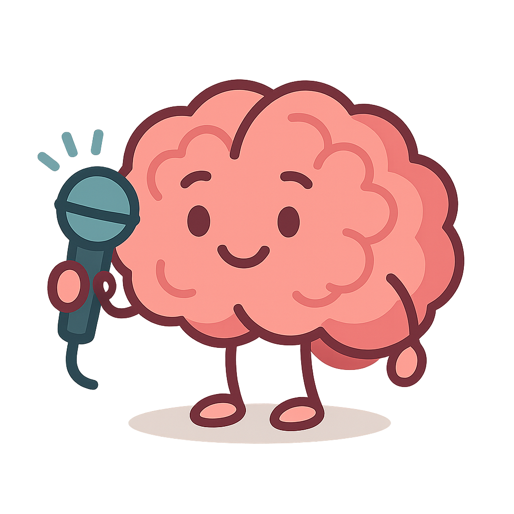 Brain with microphone